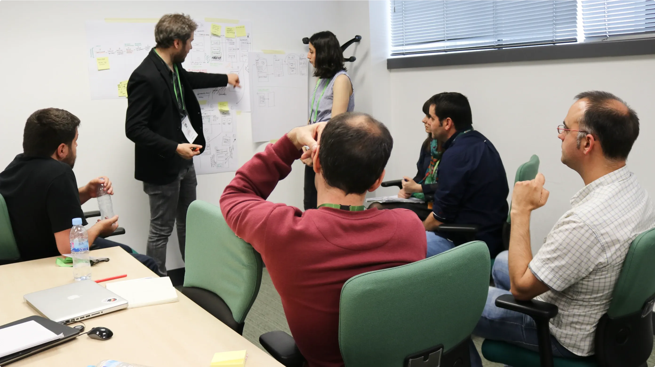 Reunión definición de la App con metodología de Design Thinking