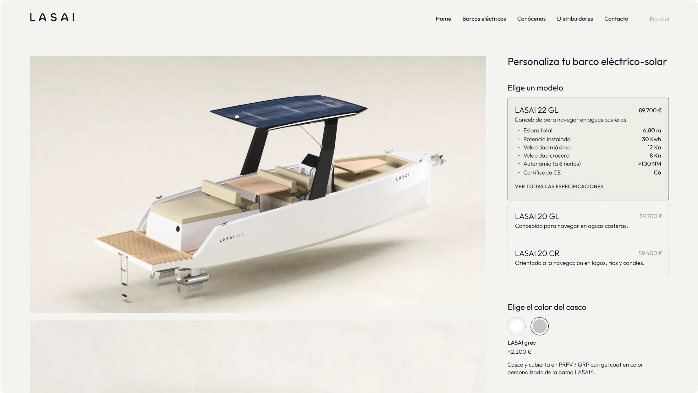 Lasai web configurador