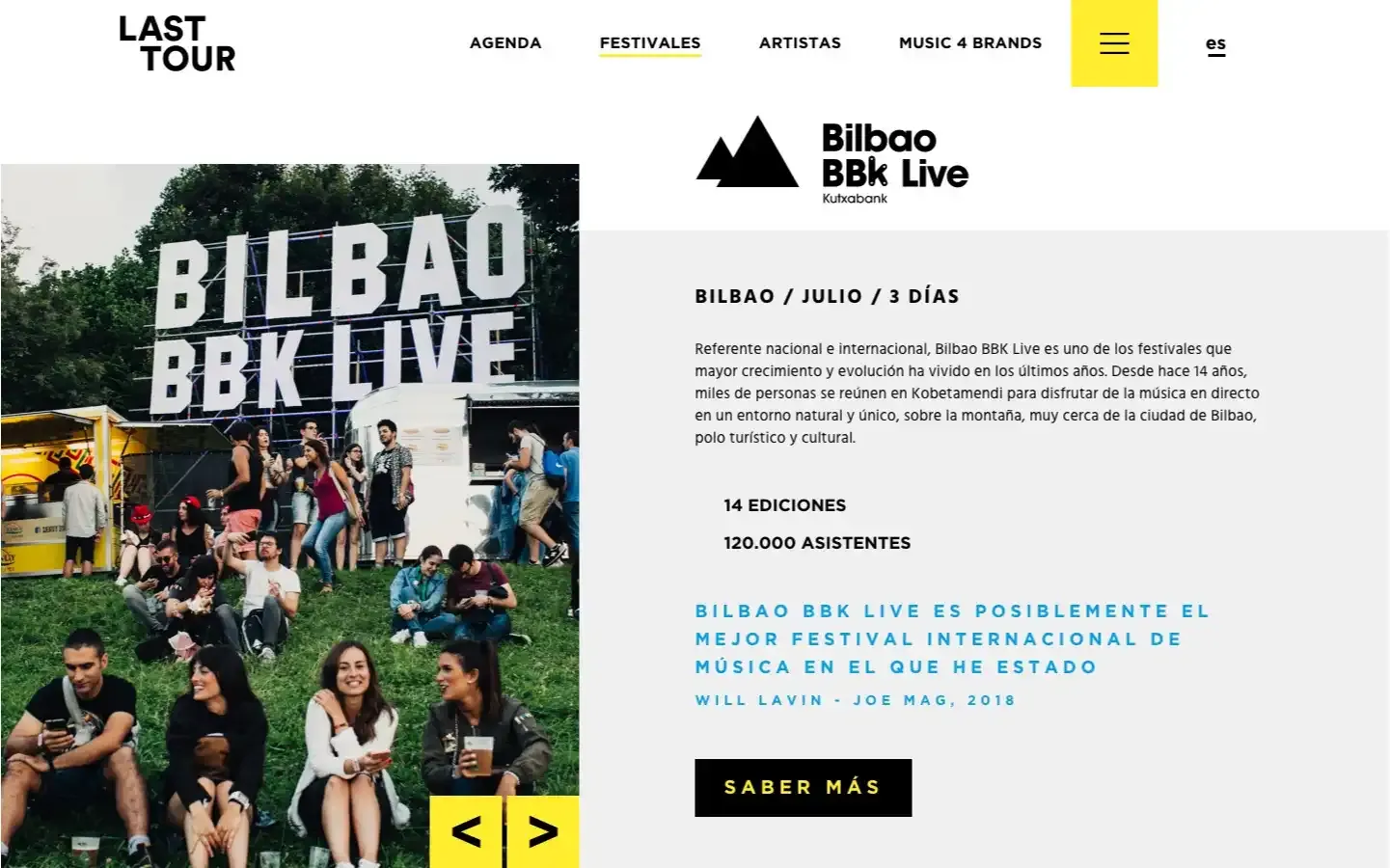 Last Tour web BBK Live