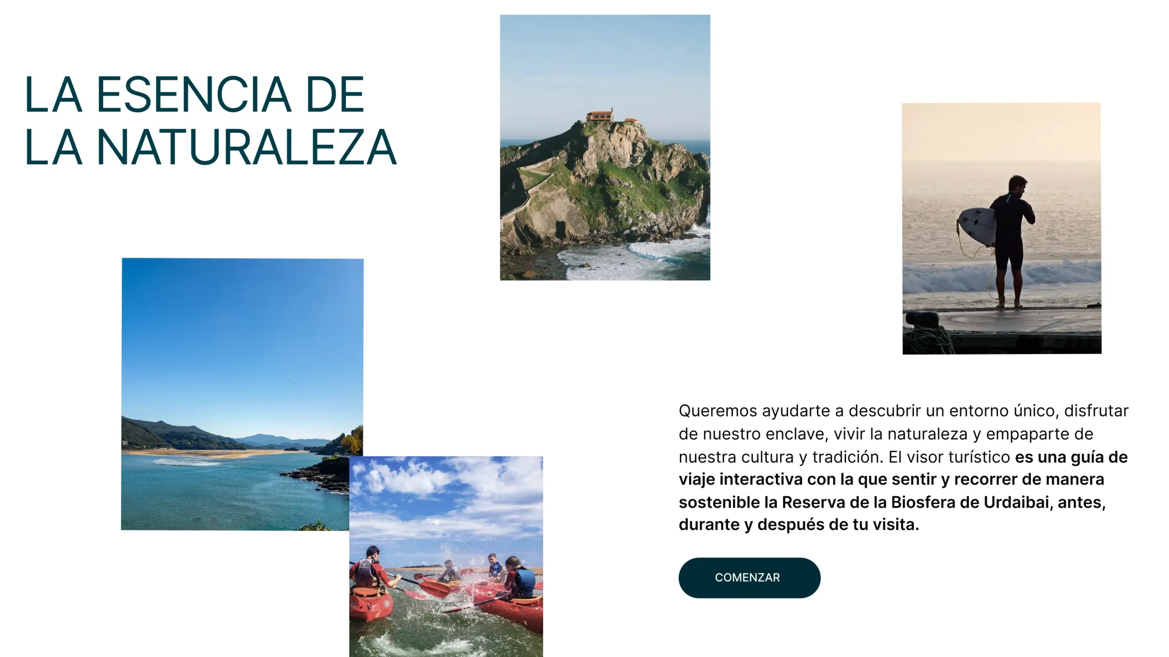 Navegación web La esencia de la naturaleza